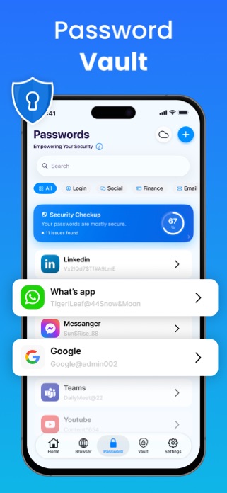 Authenticator: 2FA, Passwords Screenshot 4 of 9