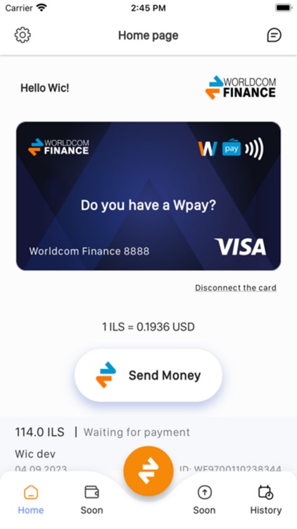 WorldCom Finance