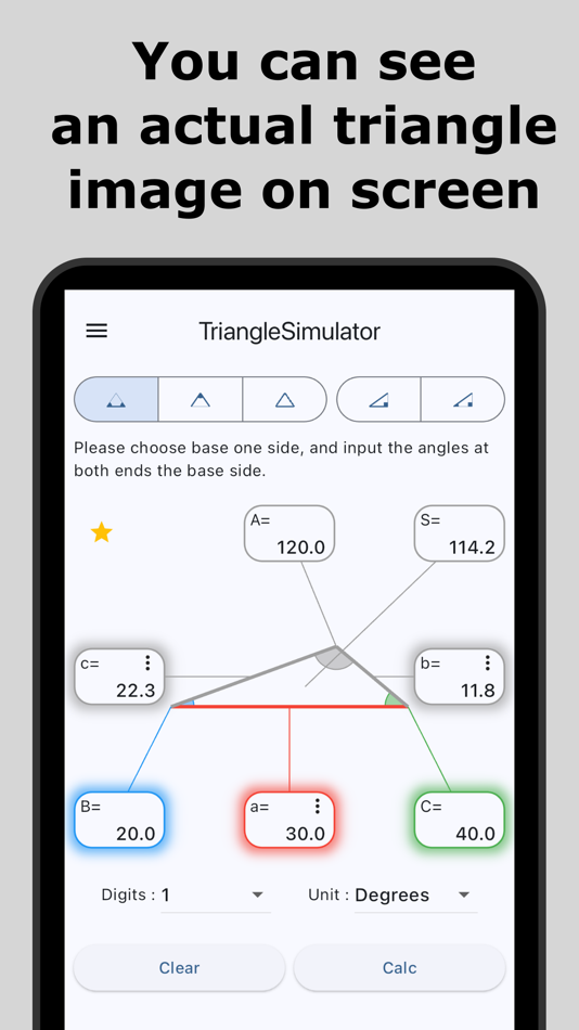#3. Triangle Simulator (iOS) Podle: Toshiya Hondo