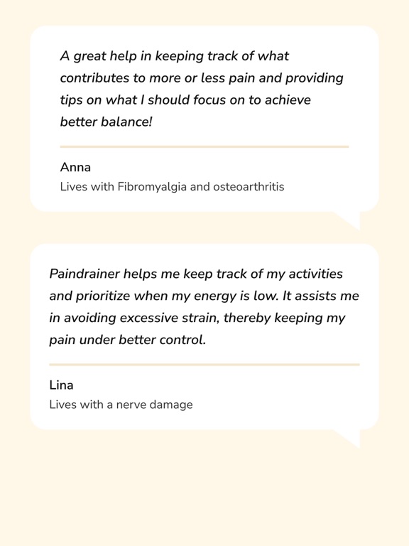 Paindrainer PD Care iPad screenshot 4 - Medical app