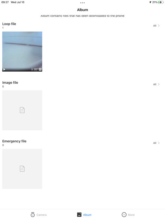AiRide Cam iPad screenshot 7 - Photo & Video app