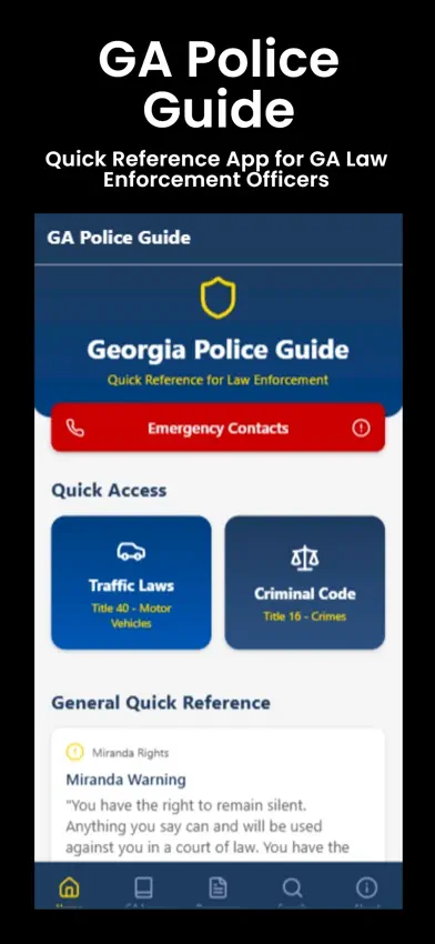 GA Police Guide 2.0 screenshot 1