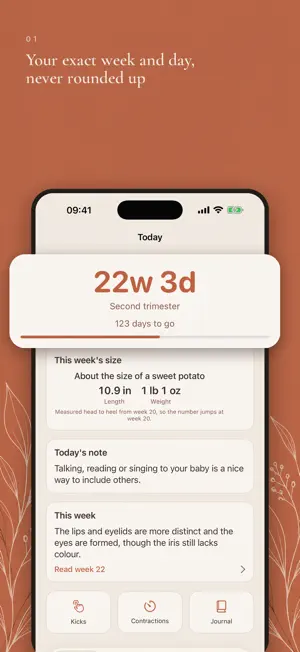 Pregnancy Tracker: Day by Day screenshot 1