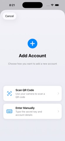 Authenticator TOTP Screenshot 3 of 7