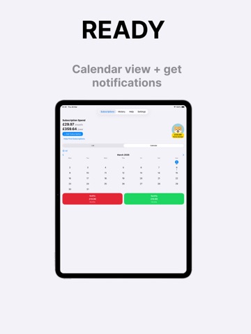 SubHelp iPad screenshot