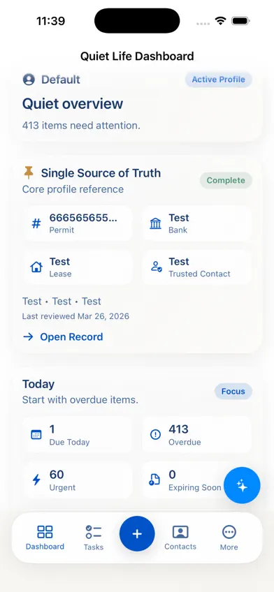 QL Dashboard screenshot 2
