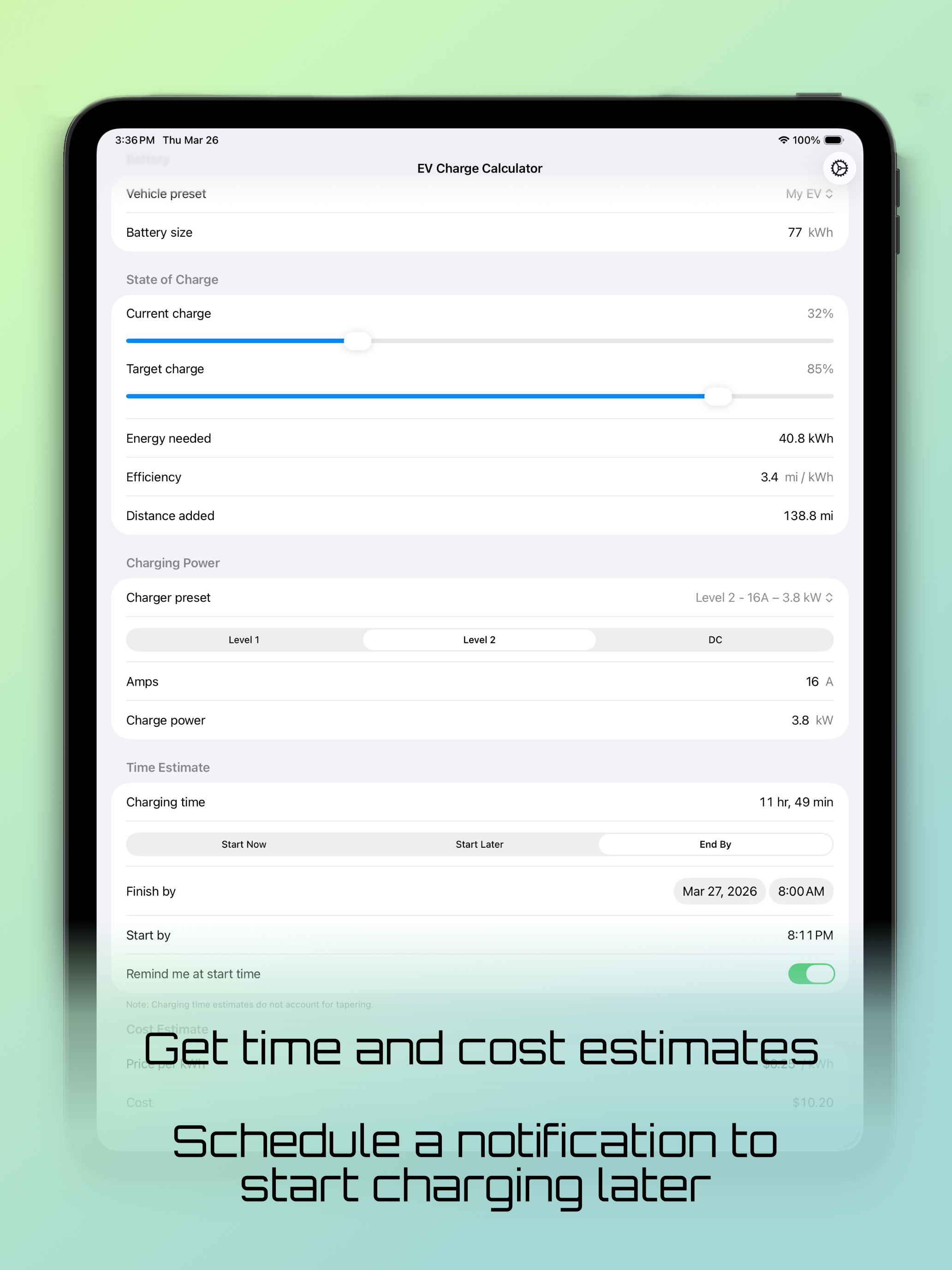 EV Charging Calculator screenshot 6