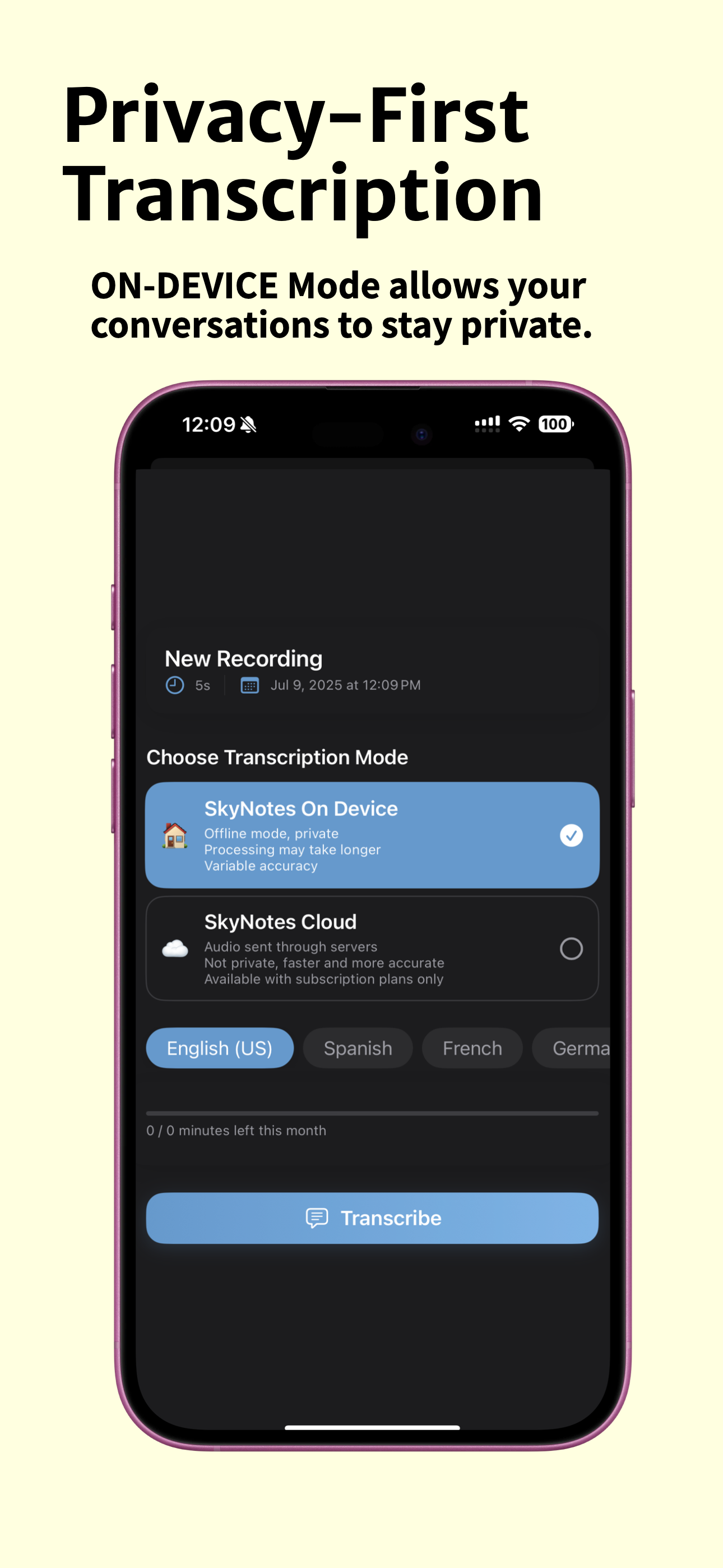 SkyNotes App