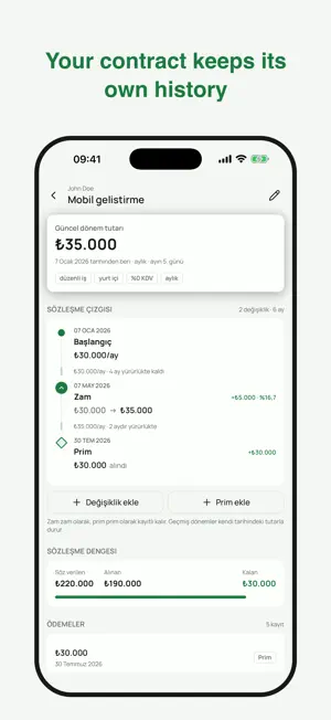 Hakkım: Freelance Income screenshot 2