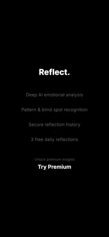 Reflekt: AI Reflection Diary Screenshot 9 of 9