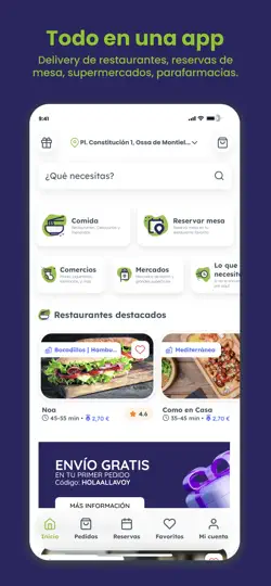 Captura de pantalla de Allavoy Delivery en iPhone 2