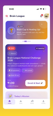 Brain League: Mental Math Screenshot 3 of 7