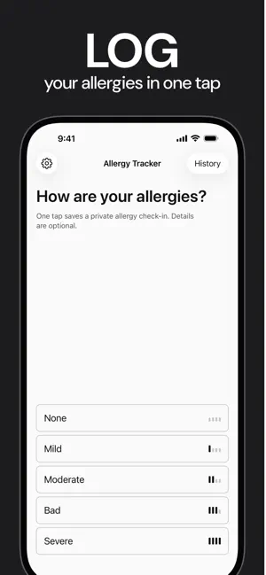 Allergy Tracker: Symptom Log screenshot 2