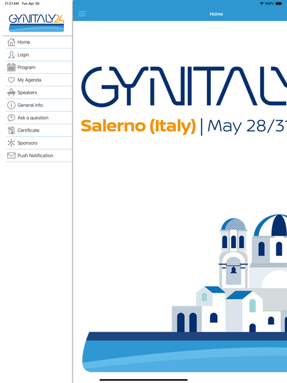 GYNITALY24 iPad screenshot 1 - Medical app