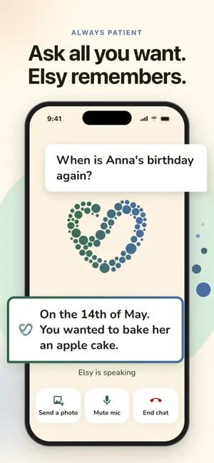 Elsy: AI Companion for Seniors screenshot 3