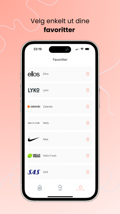 Rabattkode Screenshot