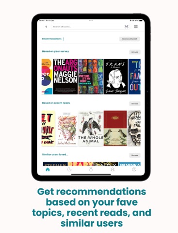 StoryGraph: Reading Tracker iPad screenshot 4 - Book app