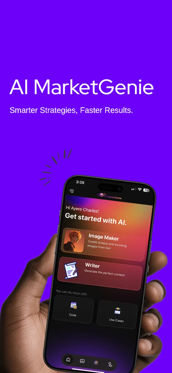 #1. AI MarketGenie (iOS) By: AI MarketGenie LLC