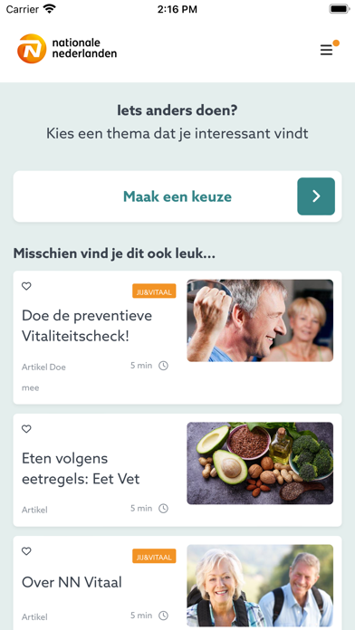 NN Vitaal Screenshot