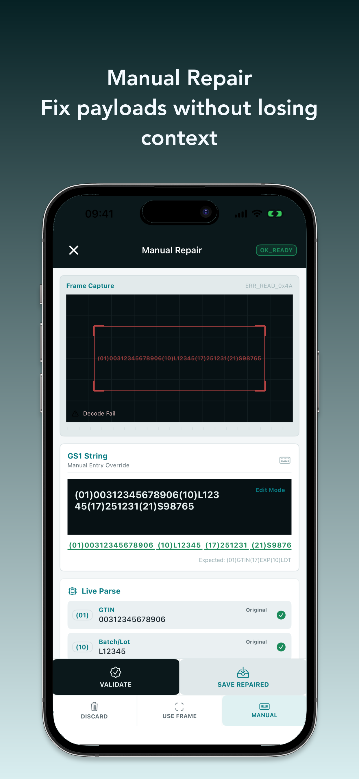 GS1 Barcode UDI Field Check screenshot 6