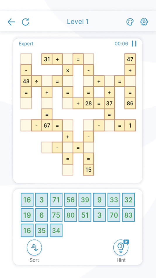 Math Match - Number Crossword - 1.2 - (iOS)