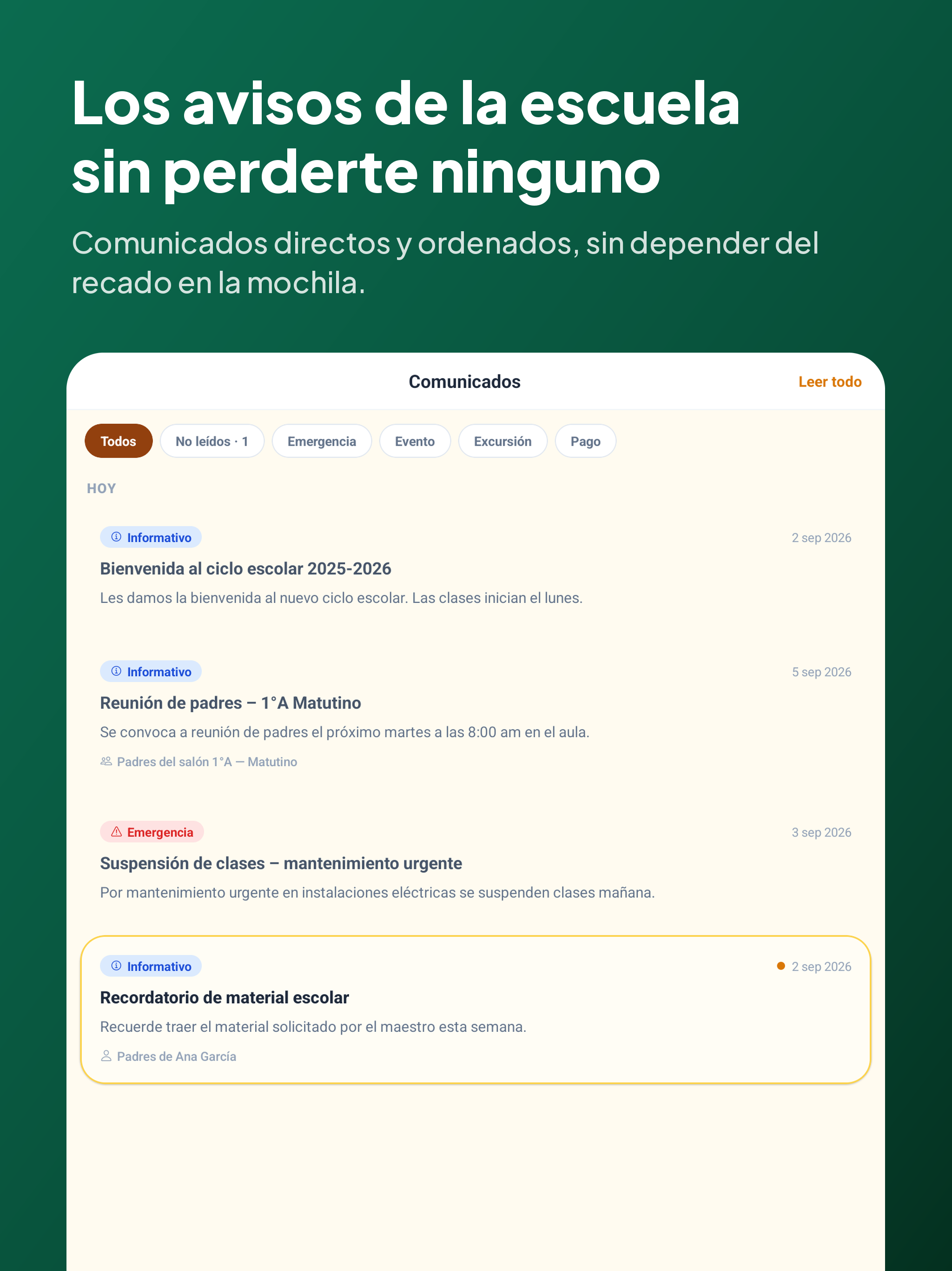 Radar Escolar screenshot 15