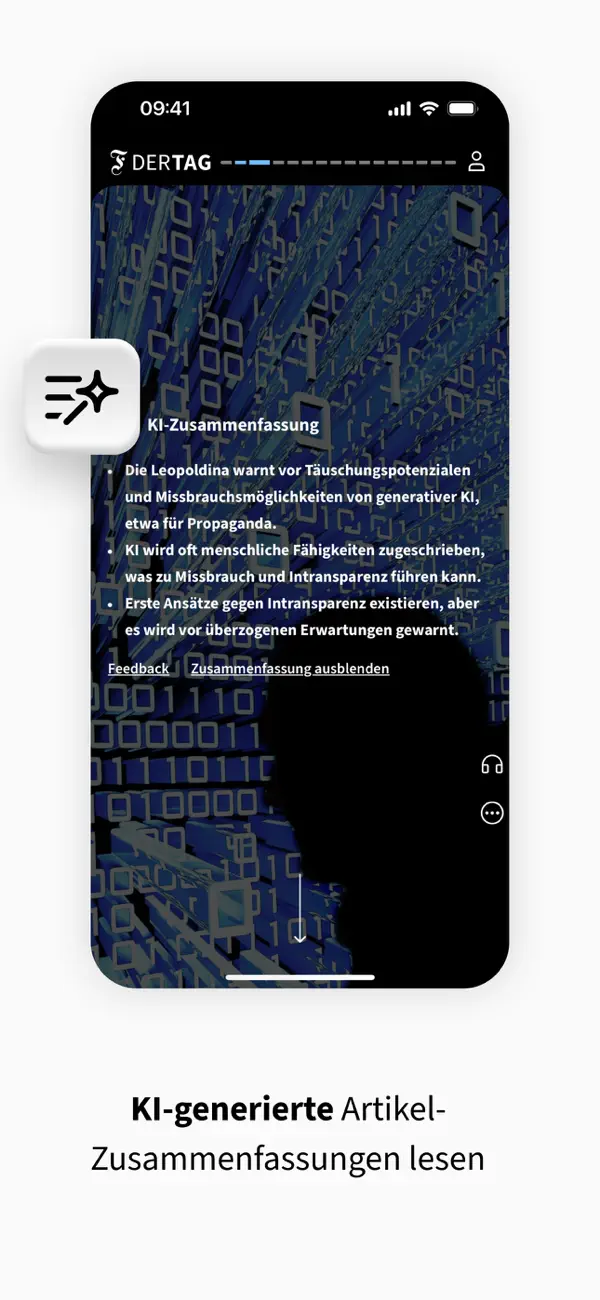 F.A.Z. Der Tag - Nachrichten iPhone App Screenshot 2 – Nachrichten