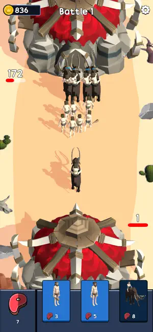 Warrior Fight: Stone Age War screenshot 2