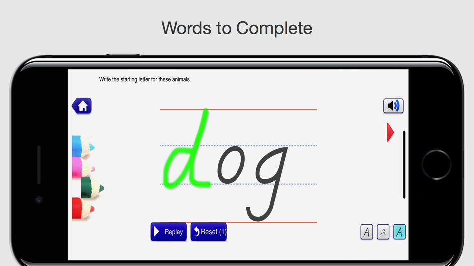 #9. School Fonts - Learn to write (iOS) By: demografix pty ltd