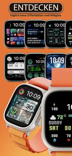 Screenshot von Clockology Zifferblätter auf dem iPhone 1