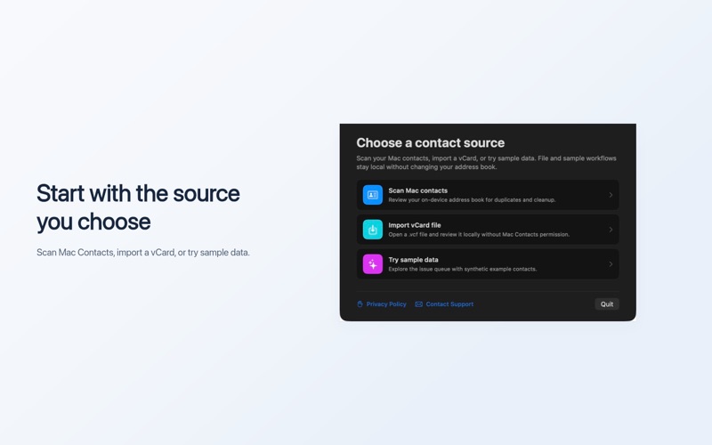 Contacts Toolkit screenshot 1