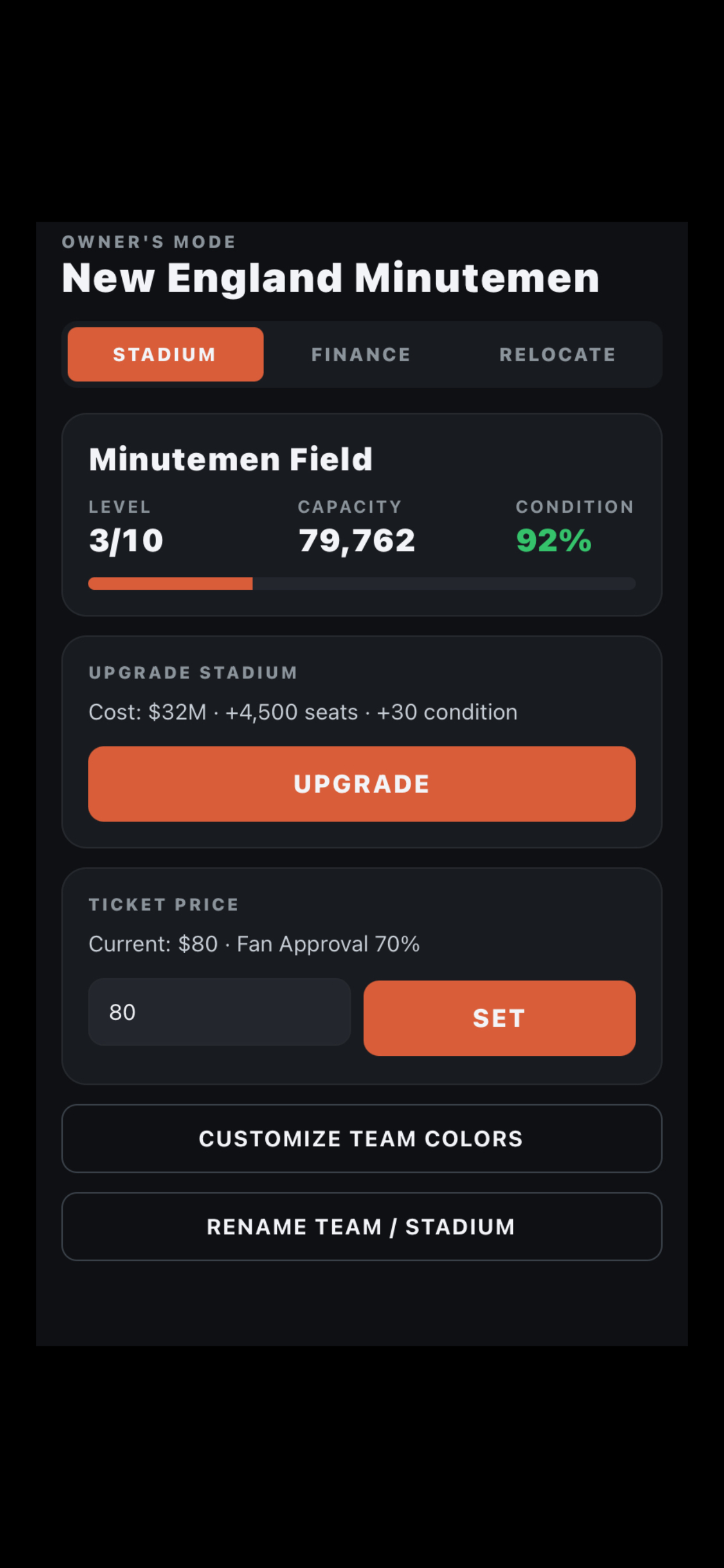 CamGroves Gridiron GM screenshot 5