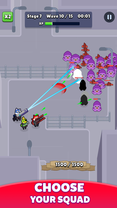 Wild Heroes: idle defense Screenshot