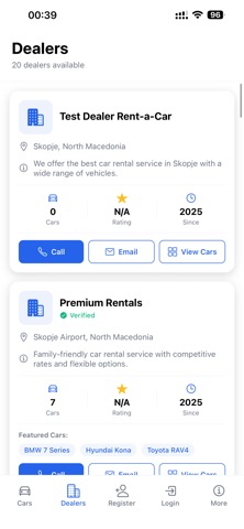 Rent a Car 24 MK iPhone screenshot