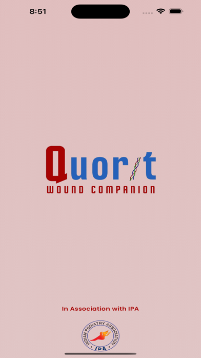 Quorit Wound Companion-Patient Screenshot