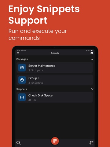 Terminal - SFTP & SSH Client iPad screenshot