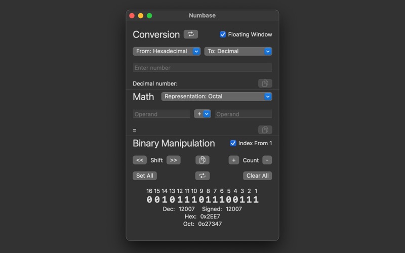 Numbase screenshot