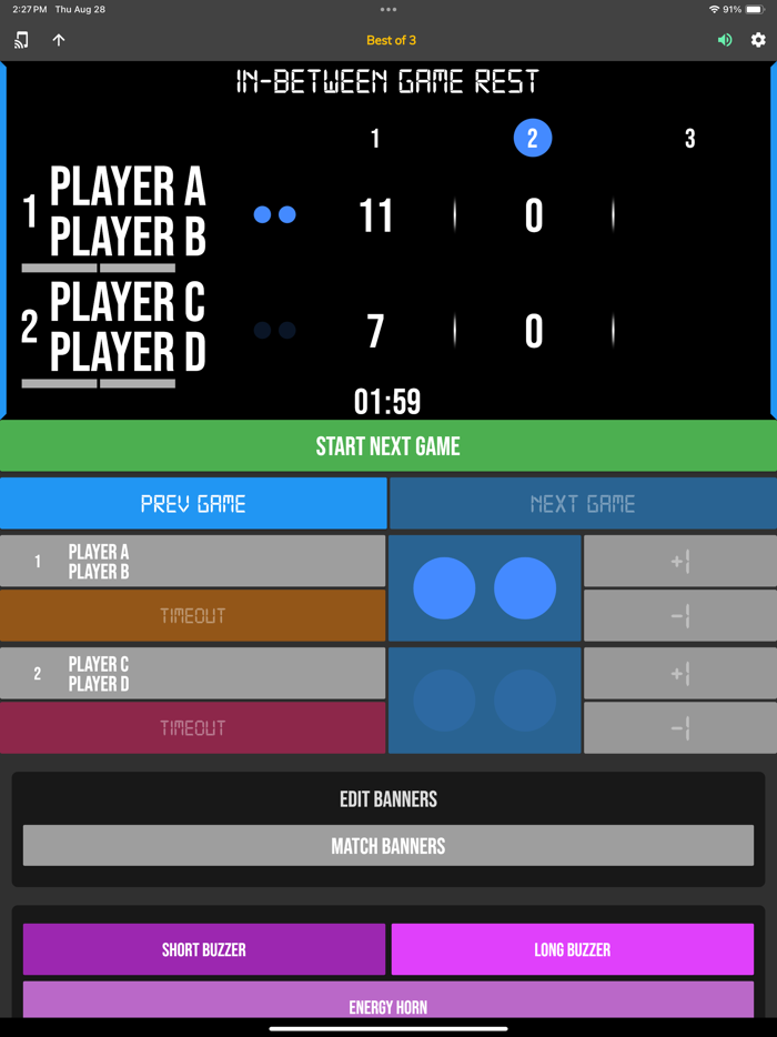 BT Pickleball Controller