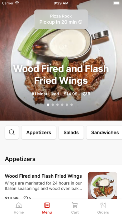 Pizza Rock To Go iPhone screenshot 2 - Food & Drink app