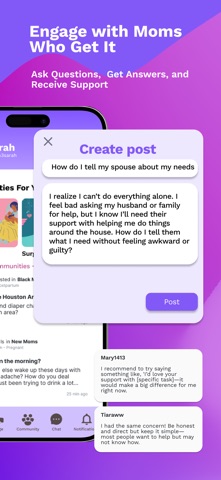Aware Motherhood: AI Support iPhone screenshot