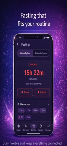 Corely: Workout & Fasting Screenshot 4 of 6