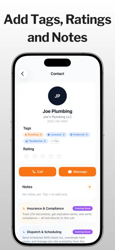 SubDex - Construction Contacts screenshot 2