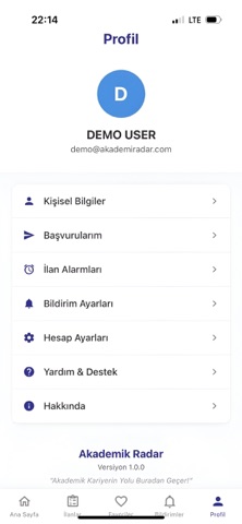 Akademik Radar screenshot