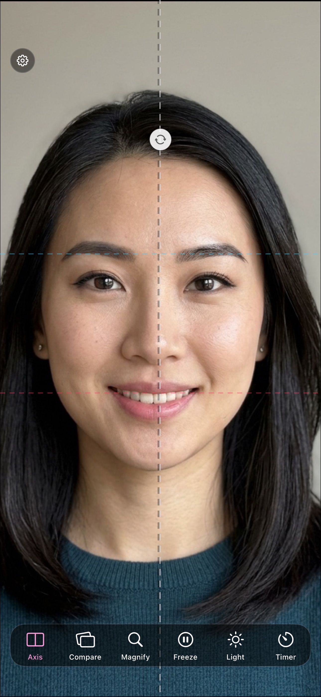 Screenshot 1 of SymMirror: AI Makeup Mirror