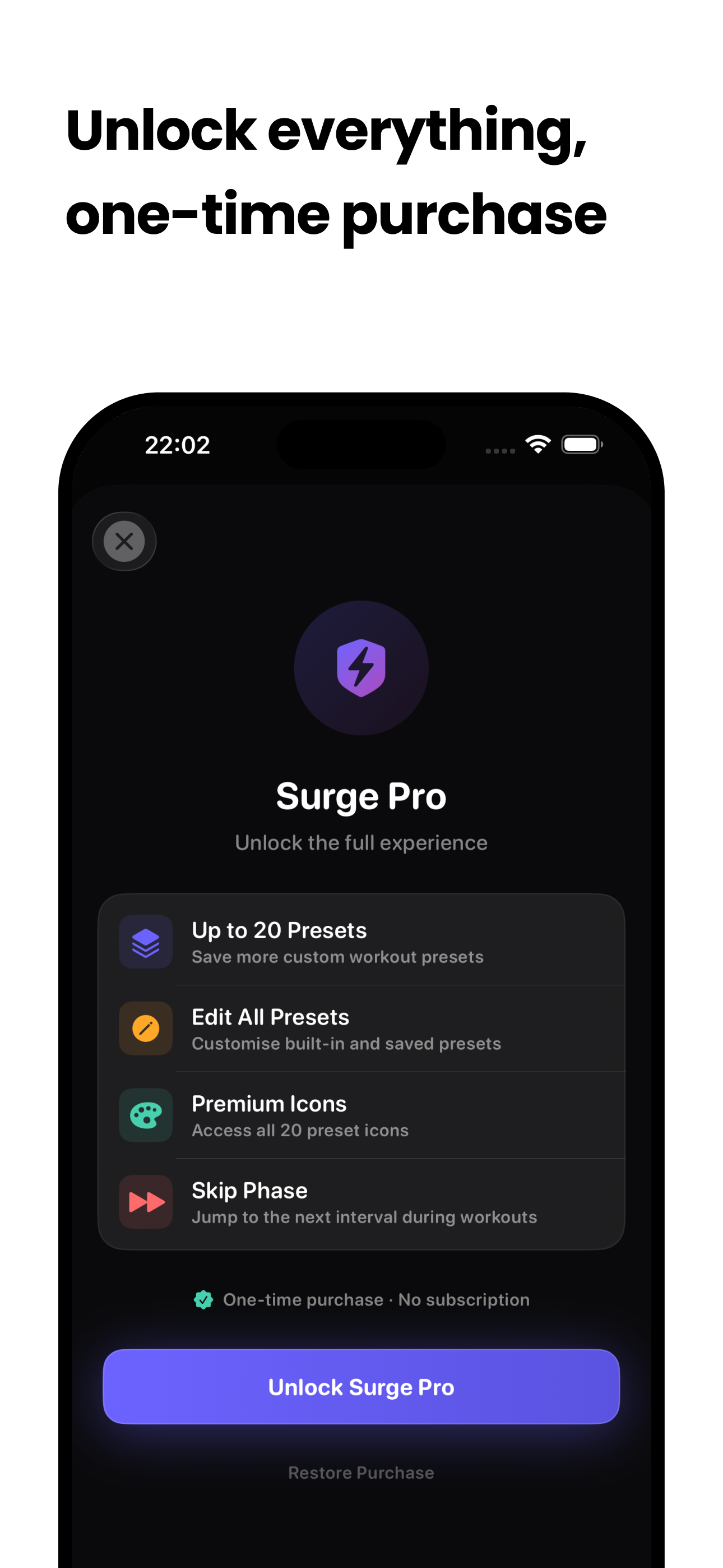 Surge: Interval Timer & HIIT screenshot 5