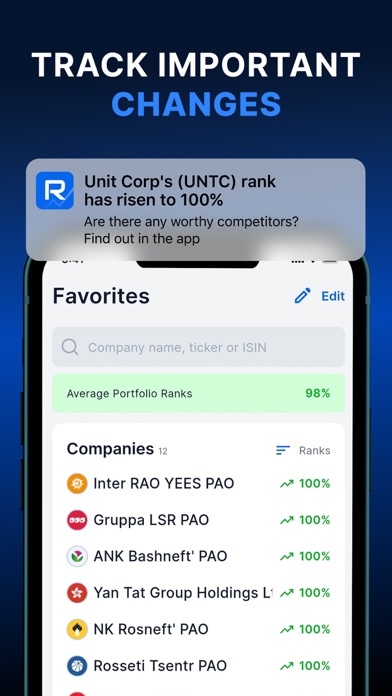 RANKS: Stock Market Investment Screenshot