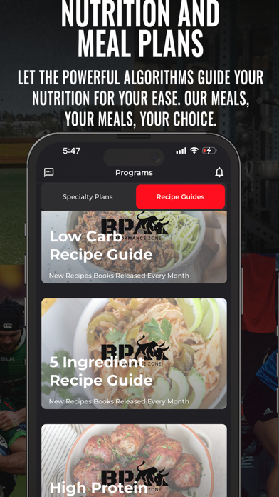 BPM Performance Zone Rugby App Screenshot