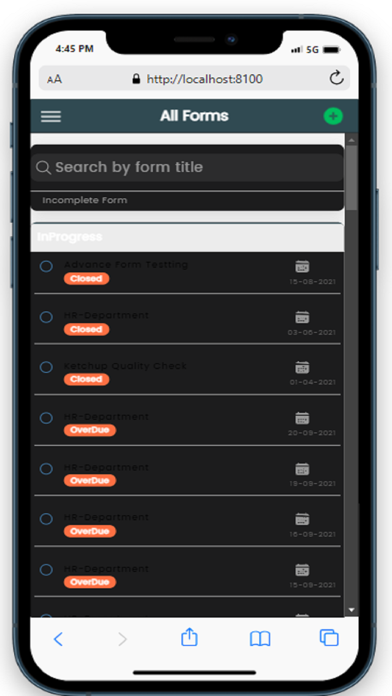 TMS Pro App Screenshot