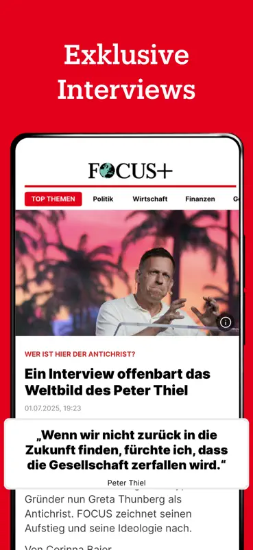 FOCUS+: Nachrichten screenshot 4 of 8