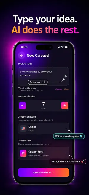 Carousel & Story Maker: Slidy screenshot 3